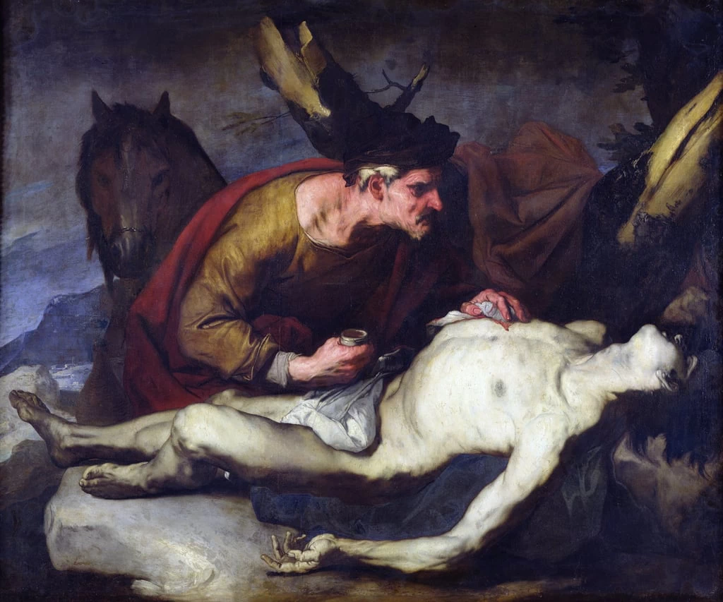 Il buon samaritano - Musee des Beaux, Arts, Rouen